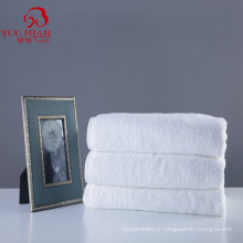 Taille personnalisée 100% coton Hôtel Home 70x140 Serviette de serviette zéro torsion de serviette de bain Face à main serviettes avec logo privé